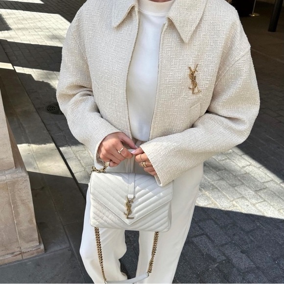 Zara Textured Weave Bomber Jacket NWT - Picture 9 of 17